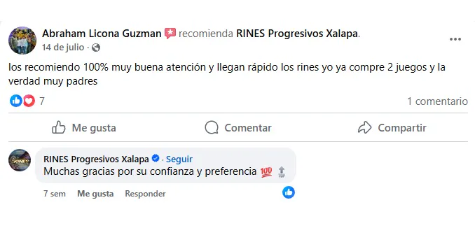 Cliente satisfecho